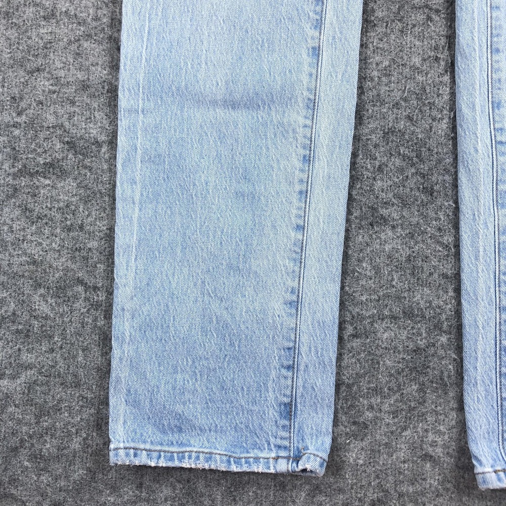 Madewell Jeans Mens 31x34 Blue Light Wash Slim Tapered Denim Pants Stretch - Picture 2 of 16